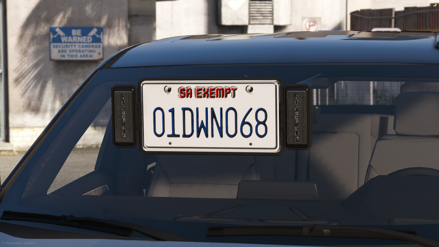 MPSU License Plate Bracket